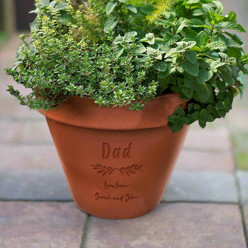 Dad Personalised Plant Pot